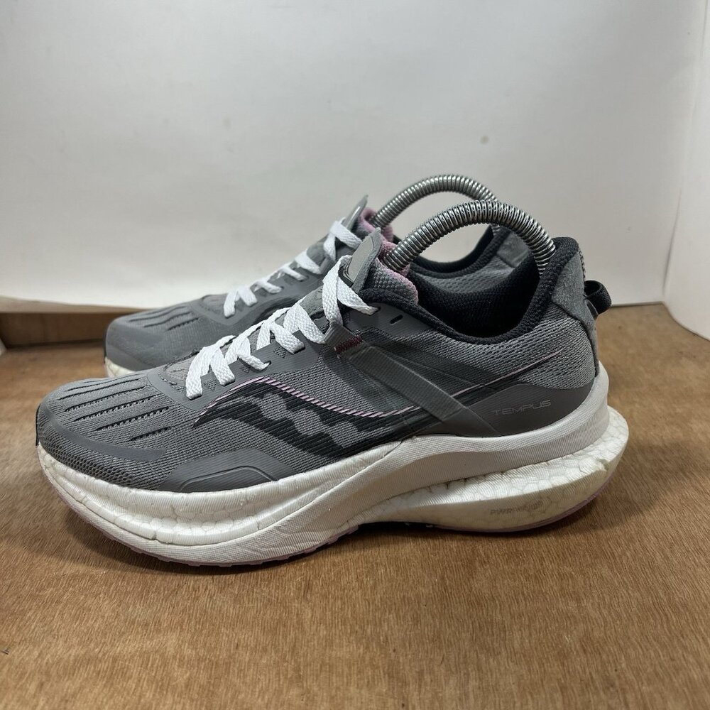 Saucony Tempus Women Size 7.5 Grey S10720-15 Gray Running Shoes Sneakers